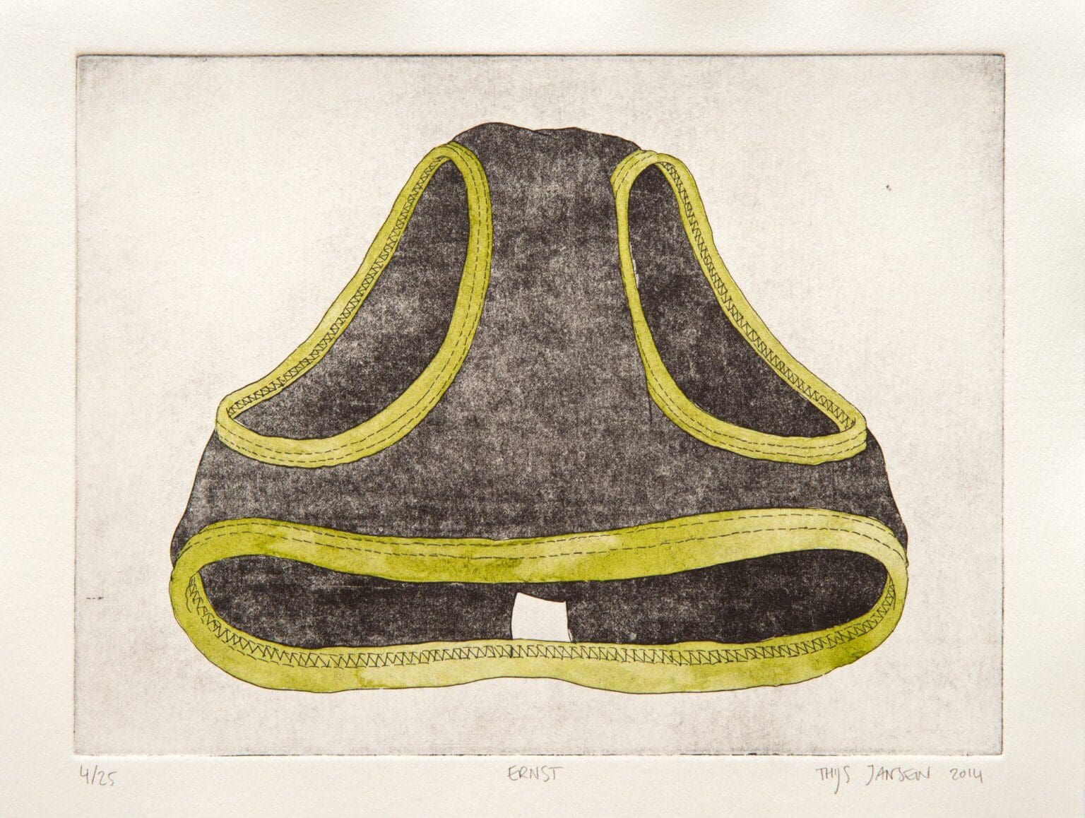 3-2014 – Thijs Jansen – Ets – Ernst – handingekleurd op hahnemuhle 300 grams etspapier – 23 x 28 cm (papier) .jpg