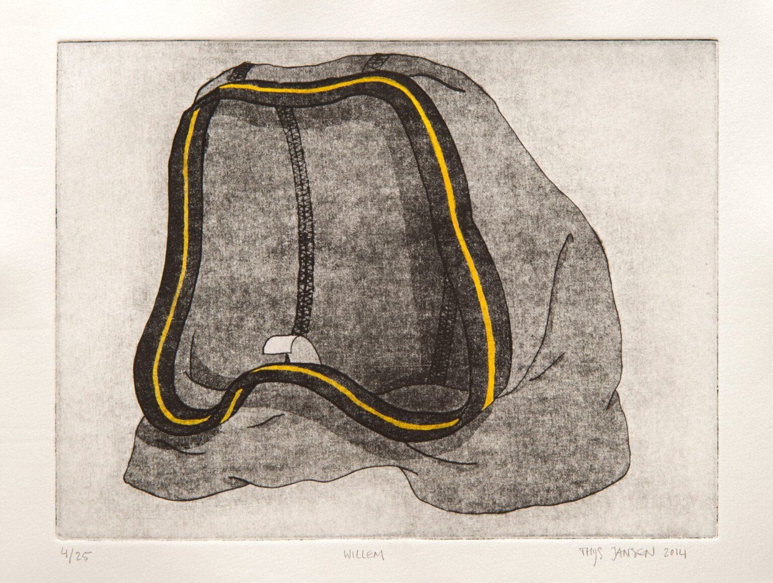4-2014 – Thijs Jansen – Ets – Willem – handingekleurd op hahnemuhle 300 grams etspapier – 23 x 28 cm (papier) .jpg