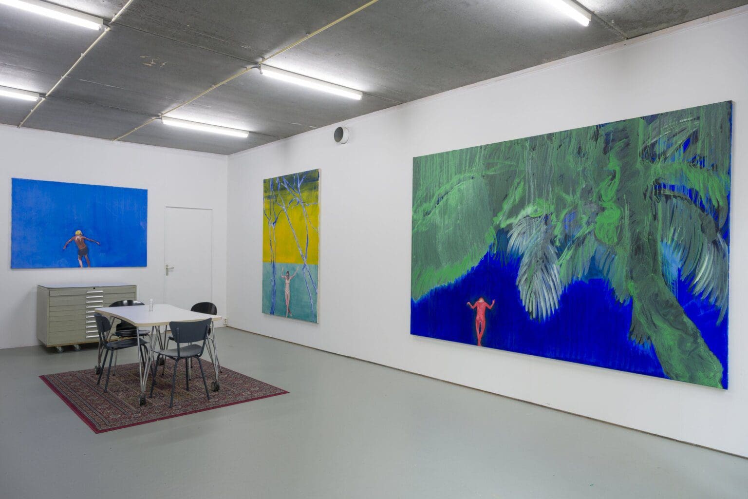 Michiel Hogenboom, 3 Surfers, We Like Art Office, 2020