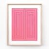 Jan van der Ploeg, 2020, Untitled, 61 x 50,5 cm., silkscreen print, edition 12 (pink) (framed)